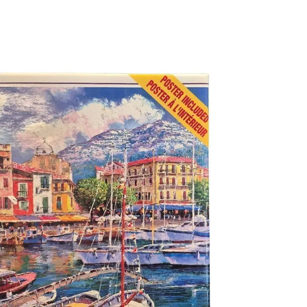 Milton Bradley Sam Park Cafe in Cassis 2000 pc Jigsaw Puzzle